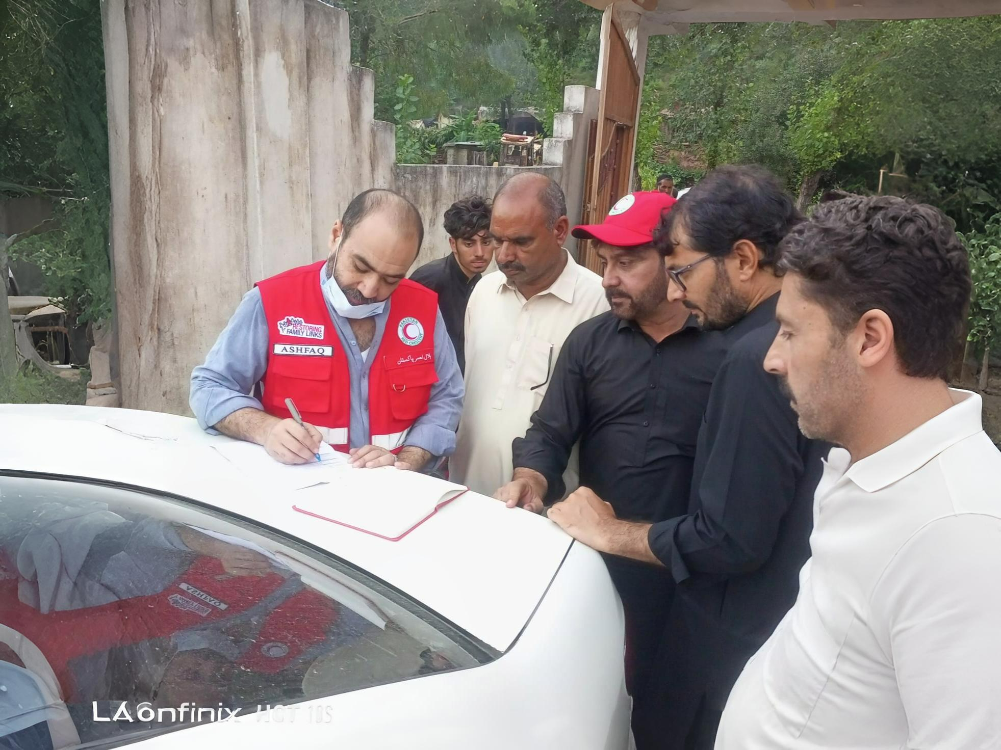 PRCS KP Conducts RFL Rapid Needs Assessment in Flood-Affected Areas of Buner