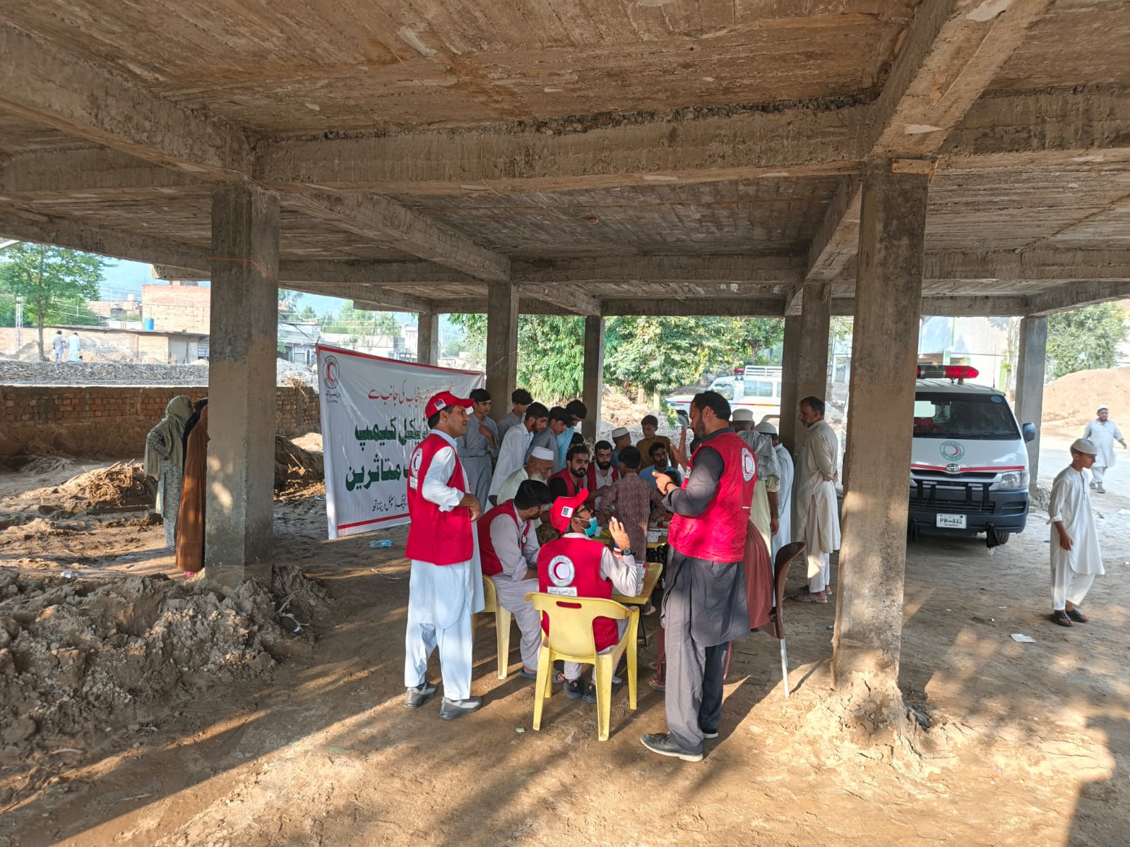PRCS KP with Support from PRCS Punjab, Launches Mobile Health Team Camp in Buner