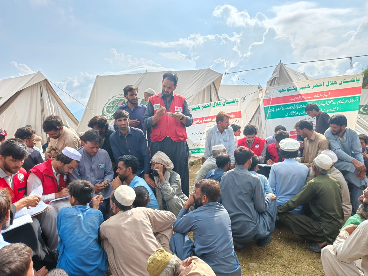 Dedication in Action: Mr. Kabir Khan’s Role in PRCS Flood Relief 2025