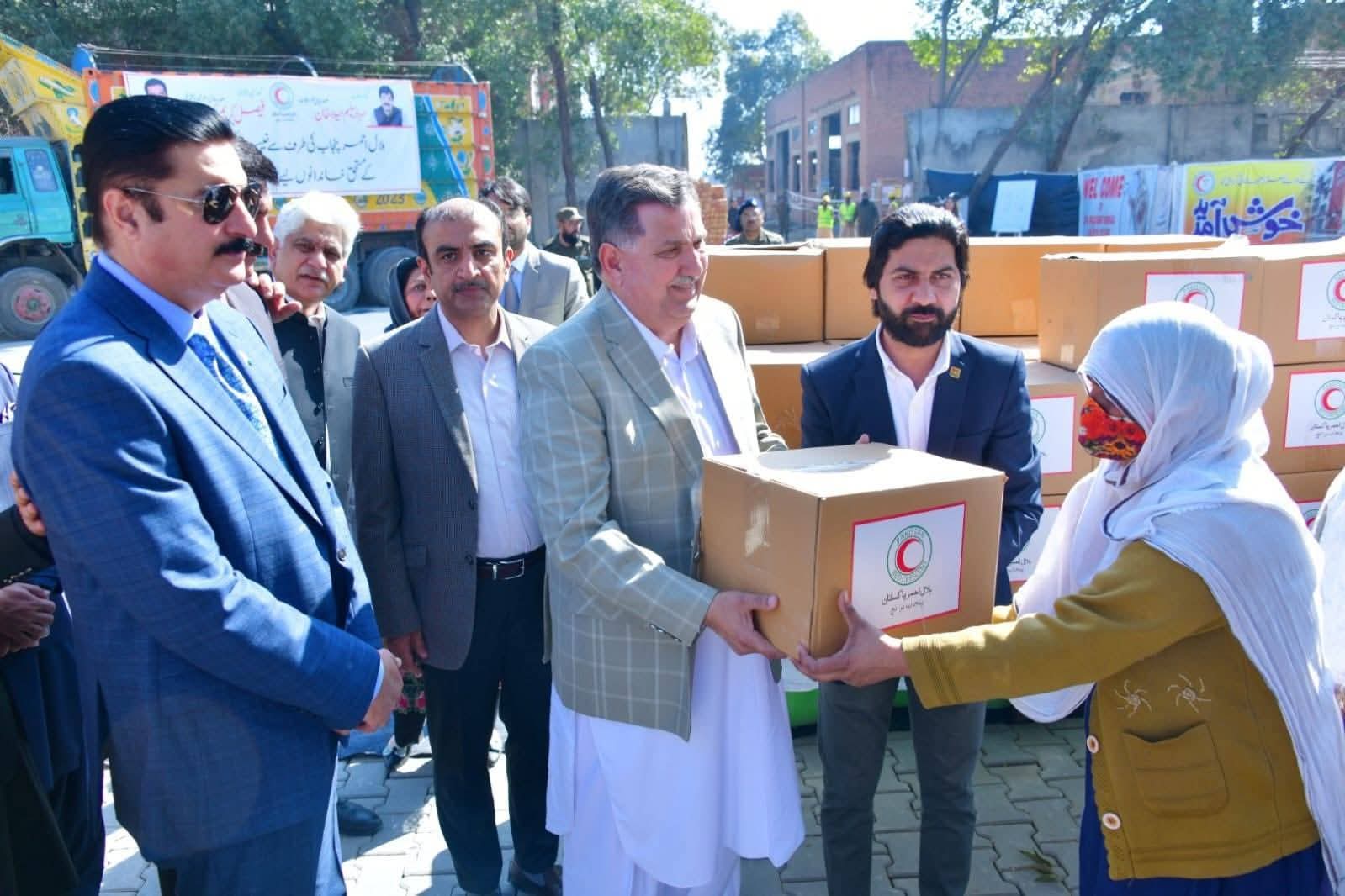 Lahore: Governor KP Faisal Karim Kundi Praises Red Crescent Services, Lays Foundation Stone for Hospital Expansion