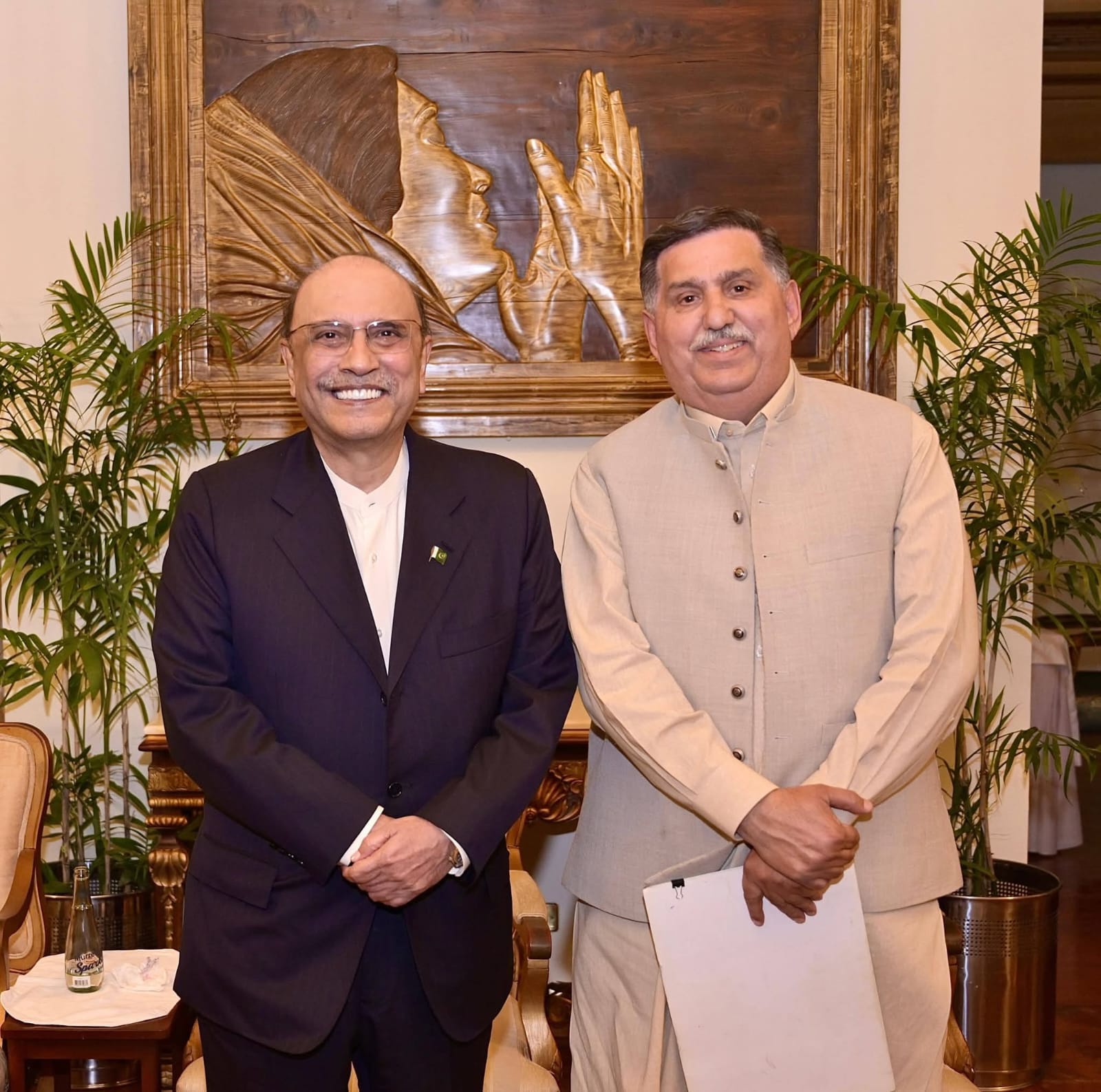 Chairman PRCS Khyber Pakhtunkhwa Meets President Asif Ali Zardari to Strengthen Humanitarian Commitment